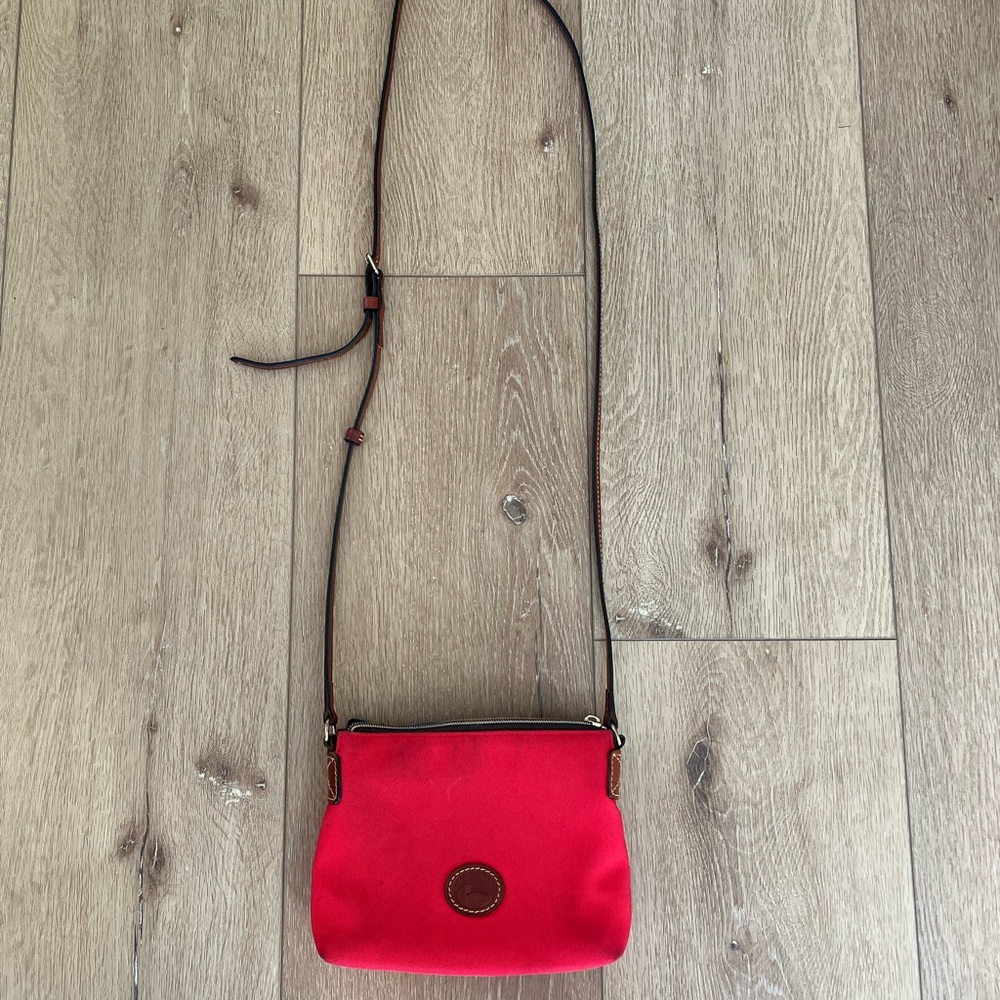 Dooney & Bourke Red Small Canvas Bag